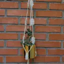 «Muscari» | Portamacetera de macramé