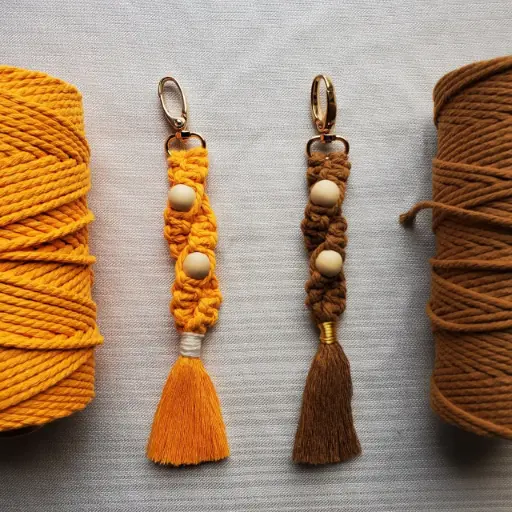 «Xai» | Llavero de macramé